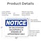 Signmission No Solicitation Salespeople And Vendors By OSHA Notice Sign, Aluminum, 10in W x 7in L, 2PK OS-2PACK-NS-A-710-L-14820 - alternate 5